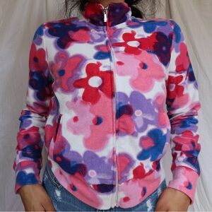 Y2K Juicy Couture Floral Terry Jacket